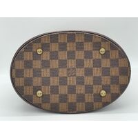 Louis Vuitton 2007 Damier Ebène Marais Shoulder Bag Leather Brown N42240