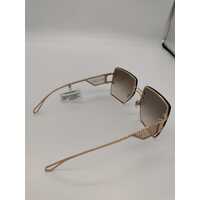 Bvlgari BV6178 57 Pink Gradient Grey and Pink Gold Sunglasses