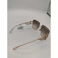 Bvlgari BV6178 57 Pink Gradient Grey & Pink Gold Sunglasses (Pre-Owned)