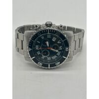 Orologio All Stainless Steel Men’s Watch 10 ATM Water Resistant Silver Band