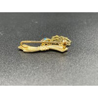 Childs Solid 18ct Yellow Gold Pendant Broch Fine Jewellery 4.1 Grams