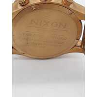 Nixon Simplify 51-30 Chrono Yellow/Rose Gold Tone Men’s Watch (Pre-owned)