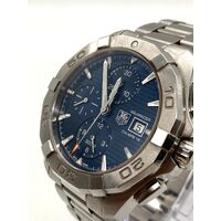 TAG Heuer Aquaracer Calibre 16 Automatic Chrono Blue Dial 43mm Mens Watch 
