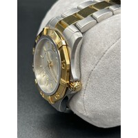 Mens Tag Heuer Aquaracer WAF1120 Stainless Steel & Gold Watch
