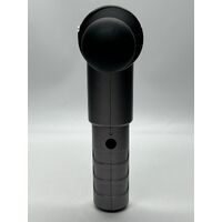 Hyper Impact Percussion Massager 81907 Black Portable Design with 5 Attachments