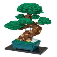 Nanoblock Bonsai Pine Deluxe Edition NB-039 (New Never Used)