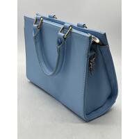 Colette by Colette Hayman Ladies Blue Handbag with Textured Faux Leather