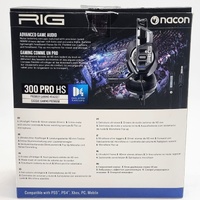 Nacon RIG 300 PRO HS Wired Gaming Headset PS5 PS4 Xbox PC Mobile Black