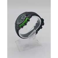 Citizen CA0289-00E Eco-Drive Chronograph Men’s Black Green Watch 10 Bar WR