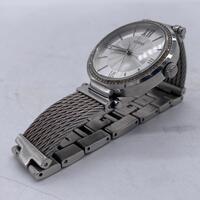 Guess Ladies Crystal Silver Dial Stainless Steel Case Watch W0638L1 