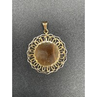 Ladies 18ct Yellow Gold Religious Pendant (Pre-Owned)
