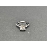 Ladies 18ct White Gold Engagement Diamond Ring (Pre-Owned)