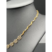 Ladies 22ct Fancy Link Gold Necklace (Pre-Owned)