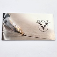 Visconti Van Gogh Vineyard Ballpoint Pen Marbled Red with Case Box & Booklet