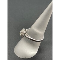 Ladies 14ct White Gold Diamond Engagement Ring (Pre-Owned)