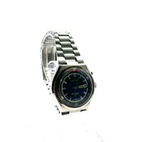 Vintage Seiko Bell-Matic Blue Dial 17 Jewels Date Day Stainless Steel Mens Watch