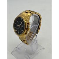 Citizen Black Dial Gold Tone Men’s Chronograph Watch (Pre-owned)