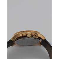 Armani Exchange AX2508 Men’s Blue Rose Gold Chronograph Watch in Leather Band