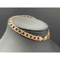 Unisex 10ct Yellow Gold Curb Link Bracelet (Pre-Owned)