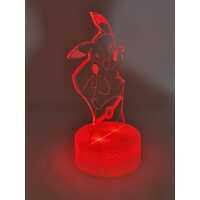 Pikachu 3D Night Light Multi Colour Changing Illusion Lamp