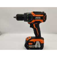 AEG 18V 2 Piece Fusion Tool Kit with Batteries and Charger in Case (Pre-owned)