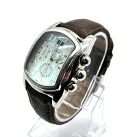 Invicta 4392 Lupah Style Sapphire Coated Crystal Leather Band Watch