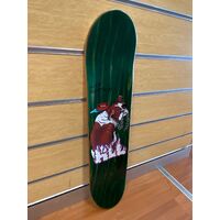 Frankie Hill Artist Series 4-50 Custom Bulldog/Bat Decal Finish Skateboard Deck
