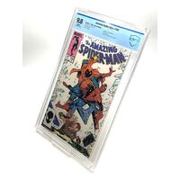 Amazing Spider-Man #260 Marvel 1/1985 CGC Graded 9.8 Direct Edition Card