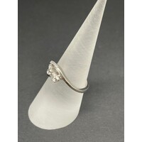 Ladies 18ct White Gold Ring (Pre-Owned)
