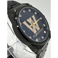 W Zelezniak Black Stainless Steel Analog Display Men’s Watch 