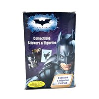 NEW Batman The Dark Knight Collectible Stickers and Figurine Pack in Box