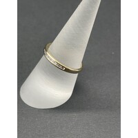 Ladies 14ct Yellow Gold Diamond Ring (Pre-Owned)