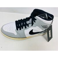 Air Jordan 1 Mid 554724 092 LT Smore Grey Men’s Shoes Size 10.5 US (Pre-owned)