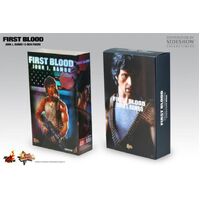 Hot Toys MMS 21 First Blood John J Rambo Collectors Edition 12 Inch Figure