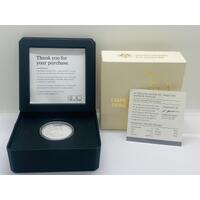 Emperor Penguin 2023 $5 1oz Coloured Silver Proof Coin with COA (Pre-owned)