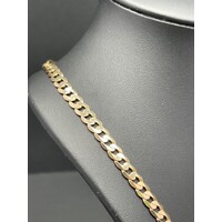 Unisex 9ct Yellow Gold Curb Link Necklace