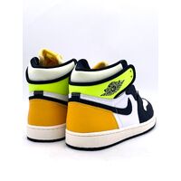 Nike Air Jordan 1 Retro High OG Volt Gold 555088118 Size 9 US Mens Athletic Shoe