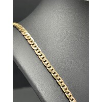 Men's 9ct Yellow Gold Anchor Link Necklace