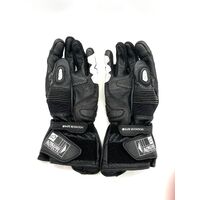Alpinestars SP-2 v3 Leather Black White Motorcycle Gloves Size Medium