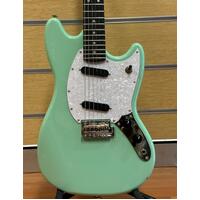 Artist Falcon Surf Green Electric Guitar with Single Coil Pickups + Accessories