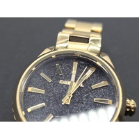 Diesel Gold Tone Metal Band Ladies Analog Watch DZ5474 Stainless Steel Case