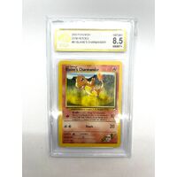2000 Pokemon Gym Heroes #61 Blaine’s Charmander CGA 8.5 NM/MT+ Collectible Card
