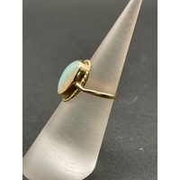 Ladies 9ct Yellow Gold Pearl Ring