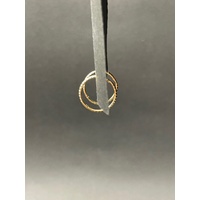 Ladies 9ct Yellow Gold Round Hoop Earrings