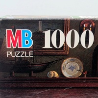 MB Charles Wysocki Americana Her Captain's Wistful Letter Puzzle 1000pc