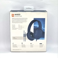 Liquid Ears LE2WOHBL All Day Over-Ear Wired Headphones Blue with Mic
