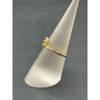 Ladies 21ct Yellow Gold Pattern Ring