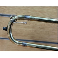 Huxley Straight Trombone Two Tone Colour with Case Gloves Oil Cloth and Strap