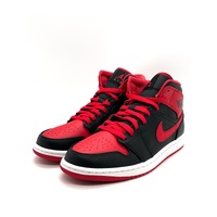 Nike Air Jordan 1 Mid Alternate Bred DQ8426 060 Black Fire Red White Shoes 8 US