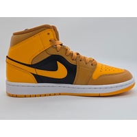 Nike WMNS Air Jordan 1 Mid Chutney Taxi Black White BQ6472 700 Size 8 US